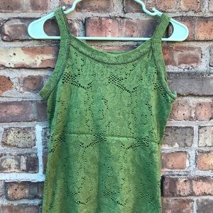 Vintage lace tank